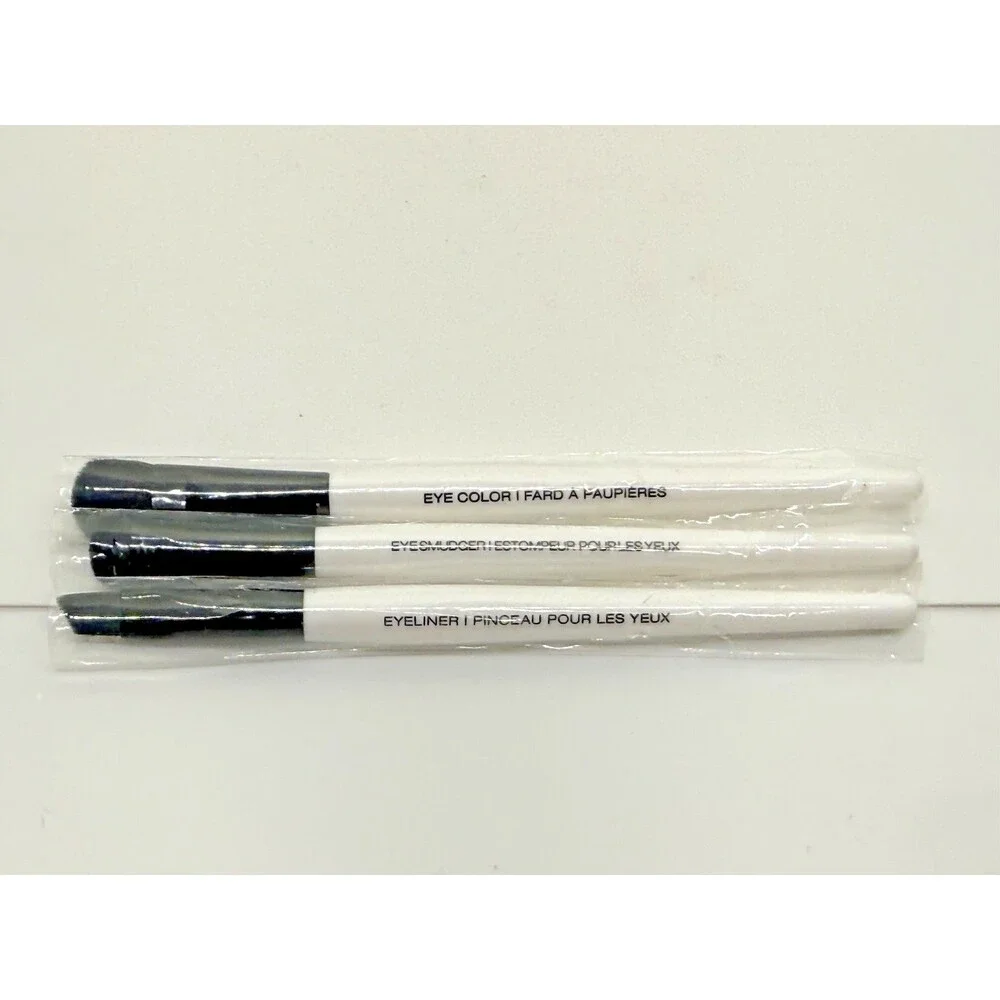 Mary Kay Makeup Brush Set Eyeshadow‎ Eyeliner Smudge Mirror Sharpener 5 Pieces